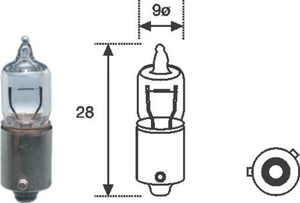 Magneti Marelli 002701100000 - Bec, lampa spate aaoparts.ro