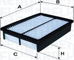 Magneti Marelli 153071762509 - Filtru aer aaoparts.ro