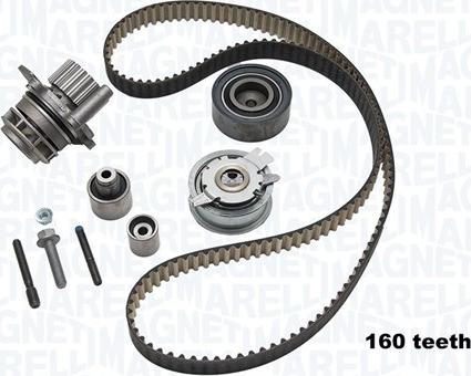 Magneti Marelli 341404080002 - Set pompa apa + curea dintata aaoparts.ro