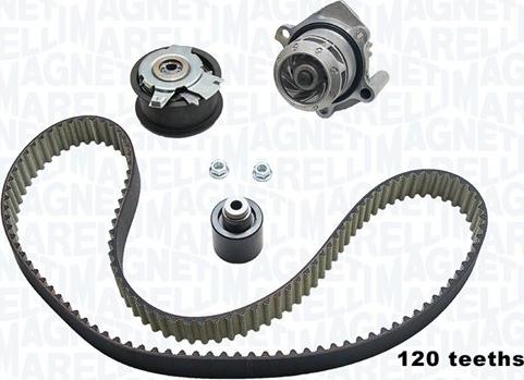 Magneti Marelli 341404790003 - Set pompa apa + curea dintata aaoparts.ro