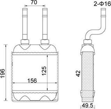 Magneti Marelli 359000390860 - Schimbator caldura, incalzire habitaclu aaoparts.ro