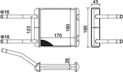 Magneti Marelli 359000300150 - Schimbator caldura, incalzire habitaclu aaoparts.ro