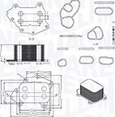 Magneti Marelli 350300002400 - Radiator ulei, ulei motor aaoparts.ro