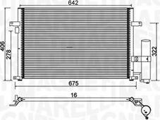 Magneti Marelli 350203912000 - Condensator, climatizare aaoparts.ro