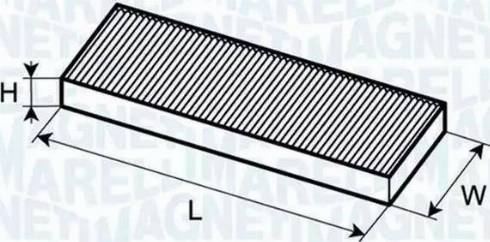 Magneti Marelli 350203061000 - Filtru, aer habitaclu aaoparts.ro