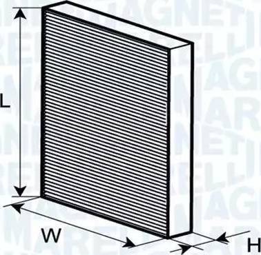 Magneti Marelli 350203063420 - Filtru, aer habitaclu aaoparts.ro