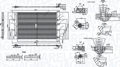 Magneti Marelli 350203106600 - Condensator, climatizare aaoparts.ro