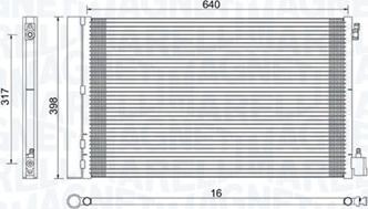 Magneti Marelli 350203779000 - Condensator, climatizare aaoparts.ro