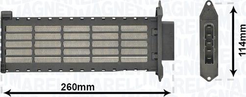 Magneti Marelli 350218446000 - Schimbator caldura, incalzire habitaclu aaoparts.ro