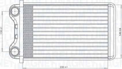 Magneti Marelli 350218472000 - Schimbator caldura, incalzire habitaclu aaoparts.ro