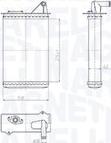 Magneti Marelli 350218518000 - Schimbator caldura, incalzire habitaclu aaoparts.ro