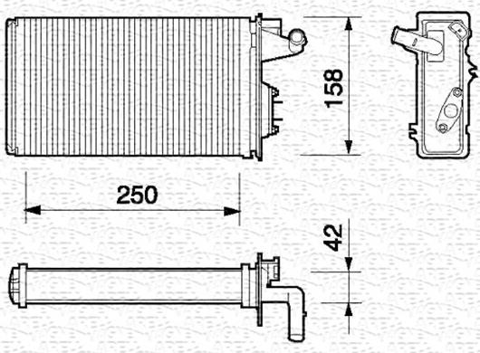 Magneti Marelli 350218052000 - Schimbator caldura, incalzire habitaclu aaoparts.ro