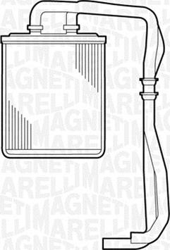 Magneti Marelli 350218309000 - Schimbator caldura, incalzire habitaclu aaoparts.ro