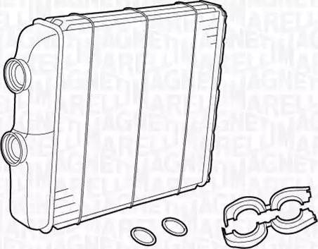 Magneti Marelli 350218330000 - Schimbator caldura, incalzire habitaclu aaoparts.ro