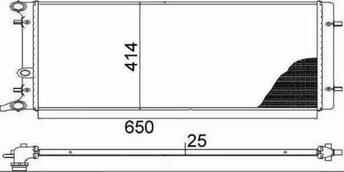 Magneti Marelli 350213803000 - Radiator, racire motor aaoparts.ro