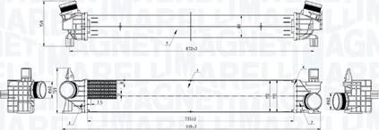 Magneti Marelli 351319206220 - Intercooler, compresor aaoparts.ro