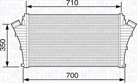 Magneti Marelli 351319203510 - Intercooler, compresor aaoparts.ro