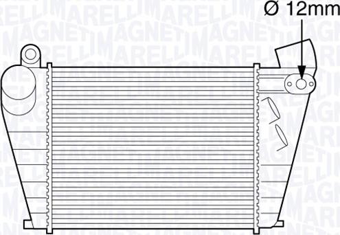 Magneti Marelli 351319203610 - Intercooler, compresor aaoparts.ro