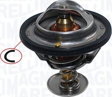 Magneti Marelli 352317004450 - Termostat,lichid racire aaoparts.ro