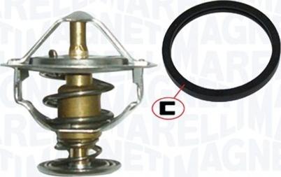 Magneti Marelli 352317101530 - Termostat,lichid racire aaoparts.ro