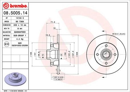Magneti Marelli 360406048300 - Disc frana aaoparts.ro