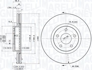 Magneti Marelli 360406026401 - Disc frana aaoparts.ro