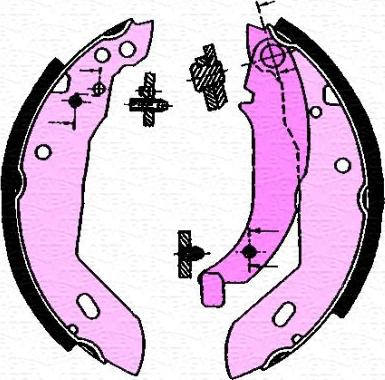 Magneti Marelli 360219196329 - Sabot frana aaoparts.ro