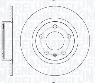 Magneti Marelli 361302040734 - Disc frana aaoparts.ro