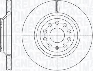 Magneti Marelli 361302040735 - Disc frana aaoparts.ro