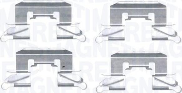 Magneti Marelli 363915110084 - Set accesorii, placute frana aaoparts.ro