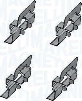 Magneti Marelli 363915110071 - Set accesorii, placute frana aaoparts.ro