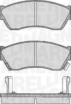 Magneti Marelli 363916060491 - Set placute frana,frana disc aaoparts.ro