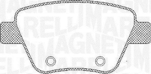 Magneti Marelli 363916060441 - Set placute frana,frana disc aaoparts.ro