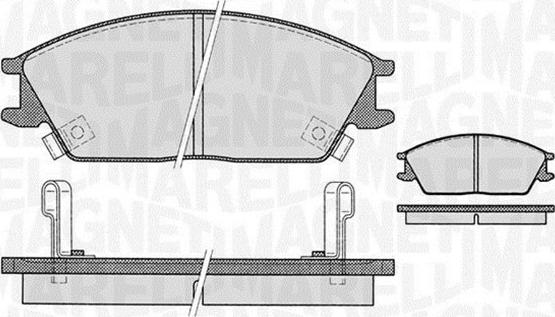 Magneti Marelli 363916060459 - Set placute frana,frana disc aaoparts.ro