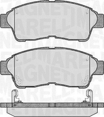 Magneti Marelli 363916060406 - Set placute frana,frana disc aaoparts.ro