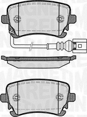 VW 7E0 698 451 D - Set placute frana,frana disc aaoparts.ro