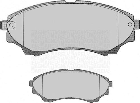 Magneti Marelli 363916060439 - Set placute frana,frana disc aaoparts.ro