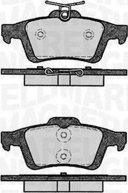 Magneti Marelli 363916060431 - Set placute frana,frana disc aaoparts.ro