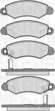 Magneti Marelli 363916060549 - Set placute frana,frana disc aaoparts.ro