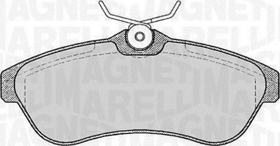 Magneti Marelli 363916060587 - Set placute frana,frana disc aaoparts.ro