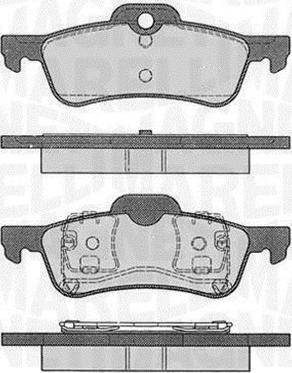 Magneti Marelli 363916060574 - Set placute frana,frana disc aaoparts.ro