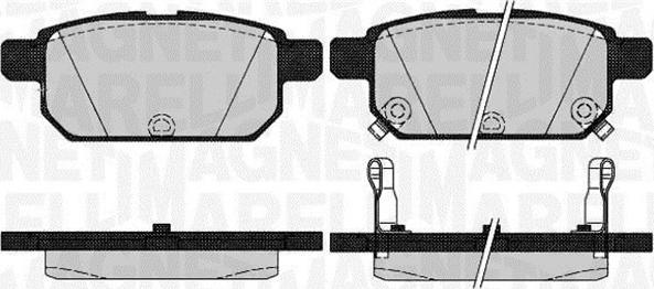 Magneti Marelli 363916060646 - Set placute frana,frana disc aaoparts.ro