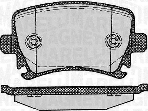 Magneti Marelli 363916060601 - Set placute frana,frana disc aaoparts.ro