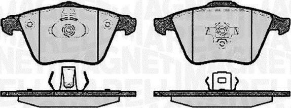 Magneti Marelli 363916060608 - Set placute frana,frana disc aaoparts.ro