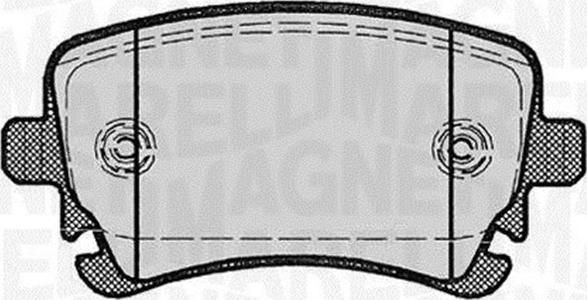 Magneti Marelli 363916060602 - Set placute frana,frana disc aaoparts.ro