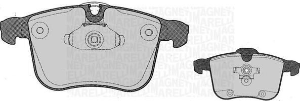 Magneti Marelli 363916060612 - Set placute frana,frana disc aaoparts.ro