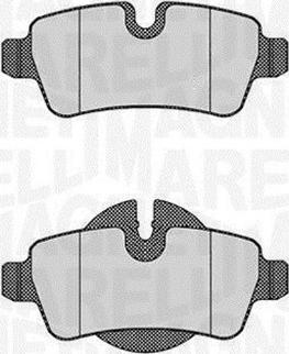 Magneti Marelli 363916060626 - Set placute frana,frana disc aaoparts.ro