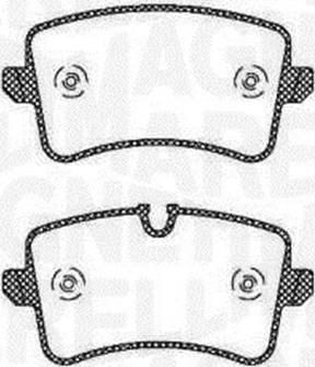 Magneti Marelli 363916060673 - Set placute frana,frana disc aaoparts.ro