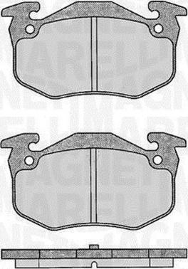 Magneti Marelli 363916060197 - Set placute frana,frana disc aaoparts.ro