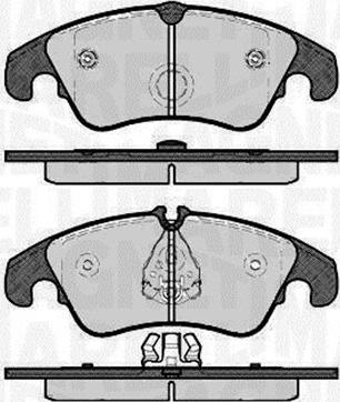 Magneti Marelli 363916060140 - Set placute frana,frana disc aaoparts.ro